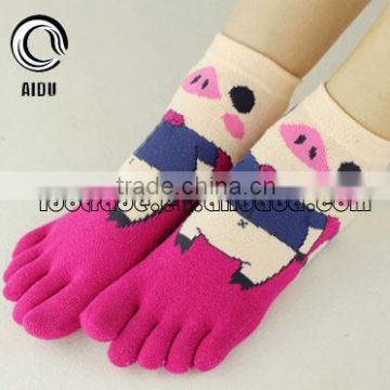 Pink Custom Fuzzy Cute Thermal Women Socks