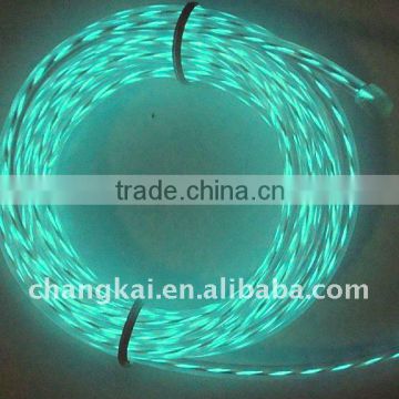 2.3mm High Brightness Transparent green EL chasing wire