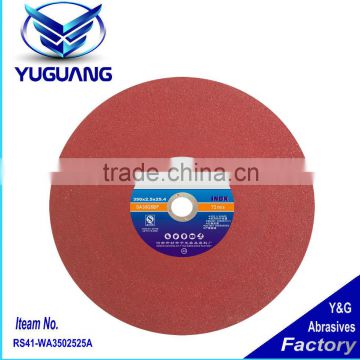 350x2.5x25mm Abrasive cut off wheels,cutting wheel,cutting disc for metal&stainless steel