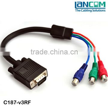 High Quality and Speed SVGA Cable to 3RCA Cable