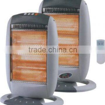 high quality the new wide angle oscillating halogen heater remote control with GS CE RoHS