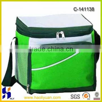 2016 china suppliers 420D polyester aid green wine cooler bag