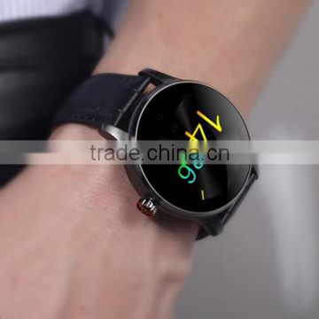 Wholesale MTK2502C Round IPS Touch Screen Smartwatch K88H Bluetooth Camera Watch with Sim Card and Heart Rate Monitor