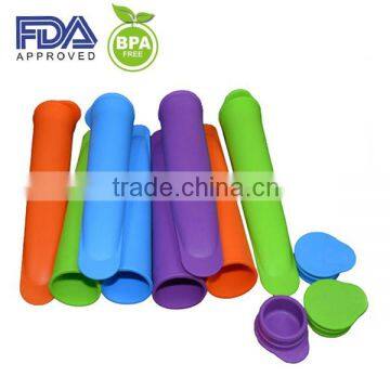 Cheap Price Stock Sales Silicone Popsicle Molds Ice Pop Molds