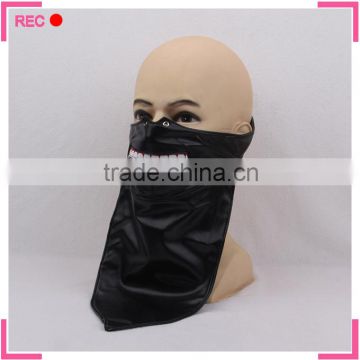 Funny half face mask with zipper, customized facial mask supplier