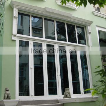 Bi-Fold Door for entrance, PVC white color