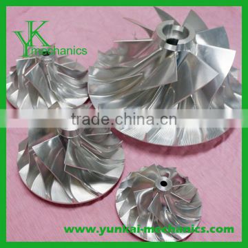 Top precision cnc machining stainless steel wheel turbine