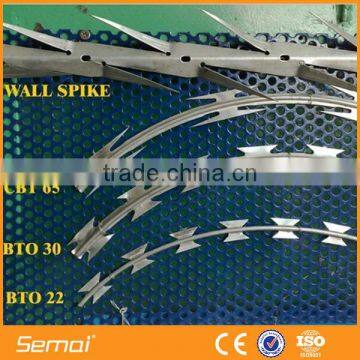 SHENGMAI Factory Price Razor Barbed Wire Fence Suppliers/Razor Blade Wire