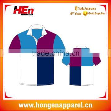 Hongen apparel custom full sublimated compression fit rugby union jersey