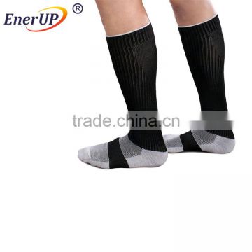 High Quality Free Sample Anti-Bacterial Brethable Compression Copper Socks