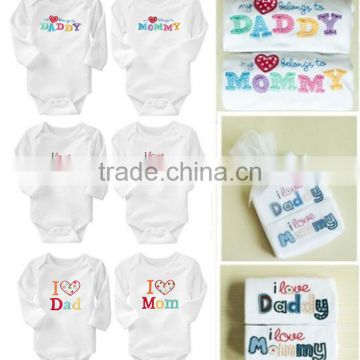 2 pcs long-sleeve Baby romper set, newborn baby gift set ,baby clothing set