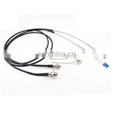 ODC LC/UPC singlemode 4 cores outdoor fiber optic patch cord cable with ODC Plug/socket