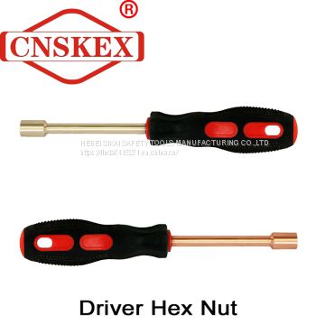 Non Sparking Driver Hex Nut Tools