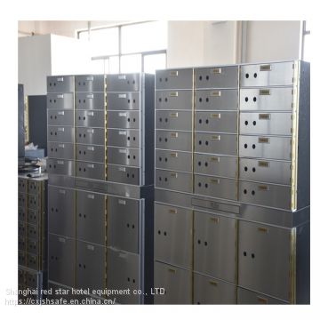 Stainless Steel Metal Safety Safe Box Bank Vault Safe Deposit Box High Quality Hotel Safe