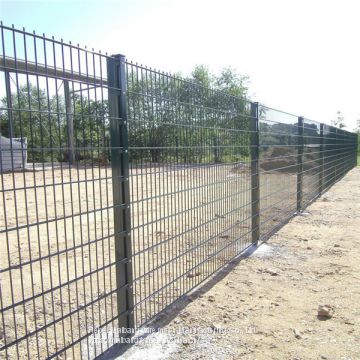 Supplier PVC Coated Iron 868 Double Wire Mesh Fence Double Wire Fence for Yard