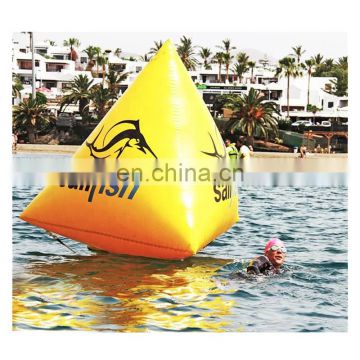 Hot Promotion Floating Marker Buoys Yellow Inflatable Life Buoys For Racing Marks