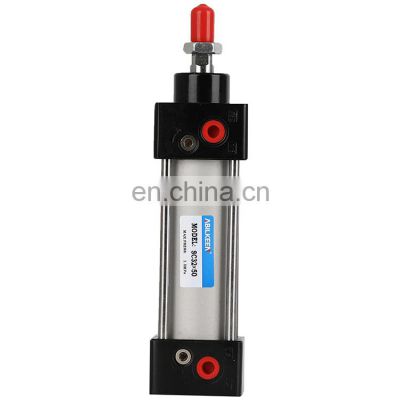 Hot Sale Standard Stroke SC Series Magnetic Aluminum Alloy Double Action Adjustable Large Bore Pneumatic Cylinders