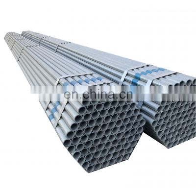 Galvanized ERW iron Metal Tube Steel Pipe For Greenhouse Frame Diameter 0.3mm