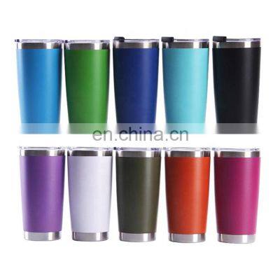 Wholesale 20 oz Matte Insulated Stainless Steel Tumblers Tumblers