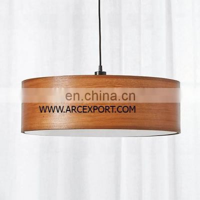 round iron pendant lamp