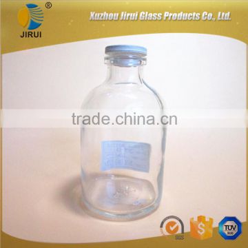 50ml clear penicillin bottle pharmaceutical glass bottle