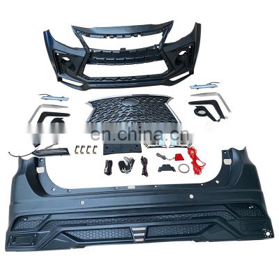 Front Rear Bumper Facelift Wide Conversion Bodykit Body Kit for  Fortuner 2012-2015 Update GX400/460