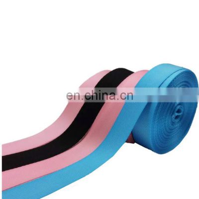 Guaranteed quality 25mm polyester seat safety belt webbing for kids dining chair high chair baby stroller strap