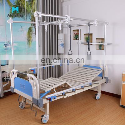 3 Crank Manual Physiotherapy Suspension Traction Rehabilitation Training Bed  For Orthopedic Hospital