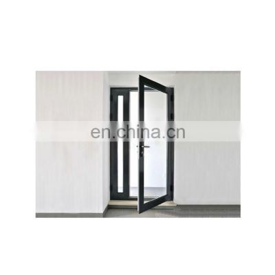 New Design Entrance Aluminum Pivot Door Modern Entry With Tempered Glass