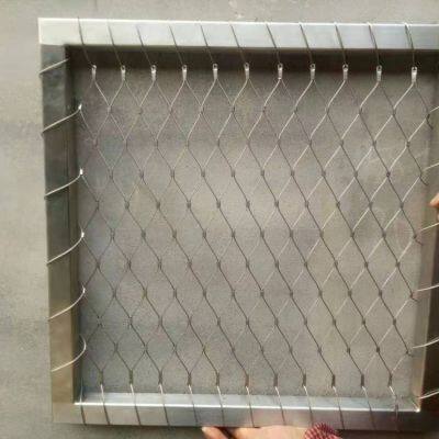Simple Operation Railing Rail Wire Rope Mesh Long Service Life