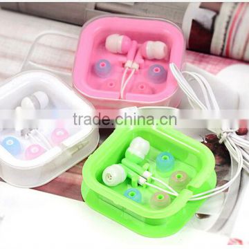 Cheap candy earphone cheap for mp3 for promotion and gift in box