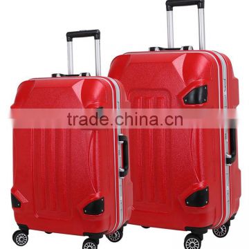 China Factory Colorful Pure PC Luggage Bag Four Wheel Strong Trolley Luggage Bag Suitcase Carry on Luggage Bag