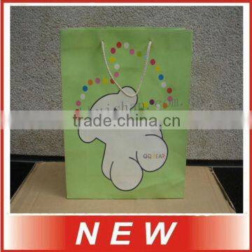 Green beer paper bag,gift packing bag