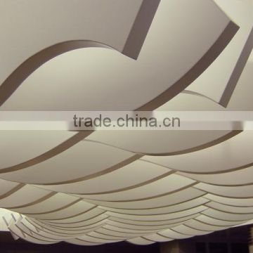 China supplier hard silver grey metal curved aluminum veneer free saples
