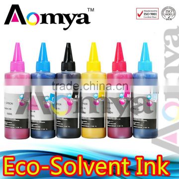 China ink factory supply high quality eco solvent ink BK/C/M/Y/LC/LM 6Colors/set