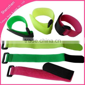 Reusable Multi-Color Welded Hook and Loop Straps