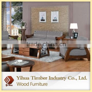 2014, Modern Solid Wood Living Room Furniture, Sofa, Fabric, Cheap, Classic, Hot Sale, American Style sofas