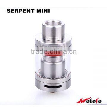 vape pen from alibaba express New Arrival 4.5mL 2-Post Single Coil Build Deck Wotofo Serpent Mini 25mm RTA Top Fill System