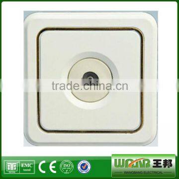 European Standard One Gang Tv Socket