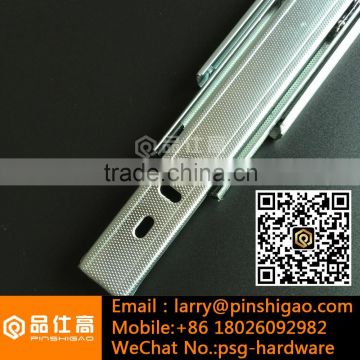high quality 45mm 3 fold full extension telescopic slides