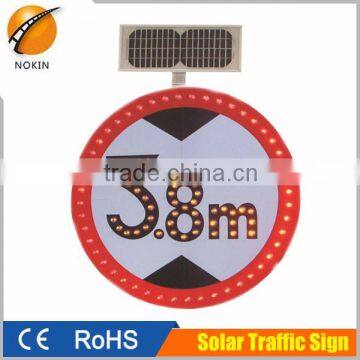 LED flashing solar panel yellow solar flashing revolving warning light