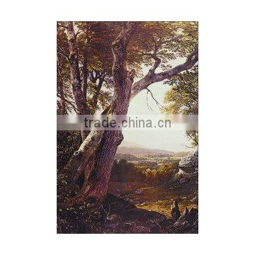The three trees pattern cloth painting