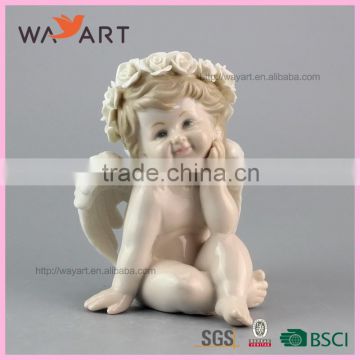 brand new porcelain cherub ornament