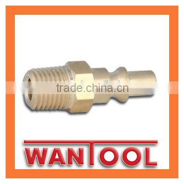 3/8body USA ARO type quick coupler/adapter brass male plug (one touch type)made in taizhou