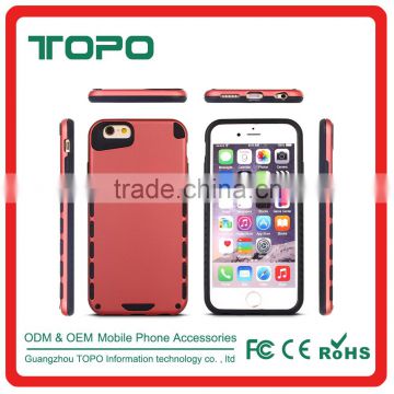 factory price TPU PC 2in1 phone cover for iphone 5s se 6 6s plus hybrid Shockproof Armor hard plastic Protective cell back Case