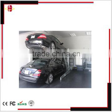 hydraulic driven double level tilting type parking lift