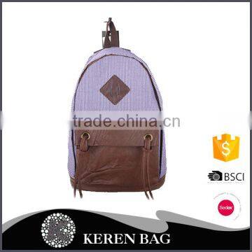 China Manufacturer canvas travelling backpack