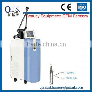 Facial Veins Treatment High Quality Q Switch Nd Yag Equipment Of Dermatology Laser Brown Age Spots Removal