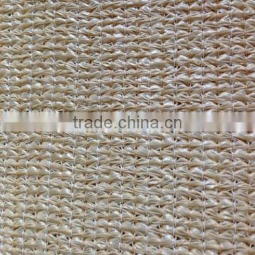 An actual factory for greenhouse HDPE+UV3 beige sun shade cloth nets