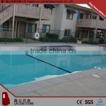 Eco friendly swimming pool granite polished border design border design